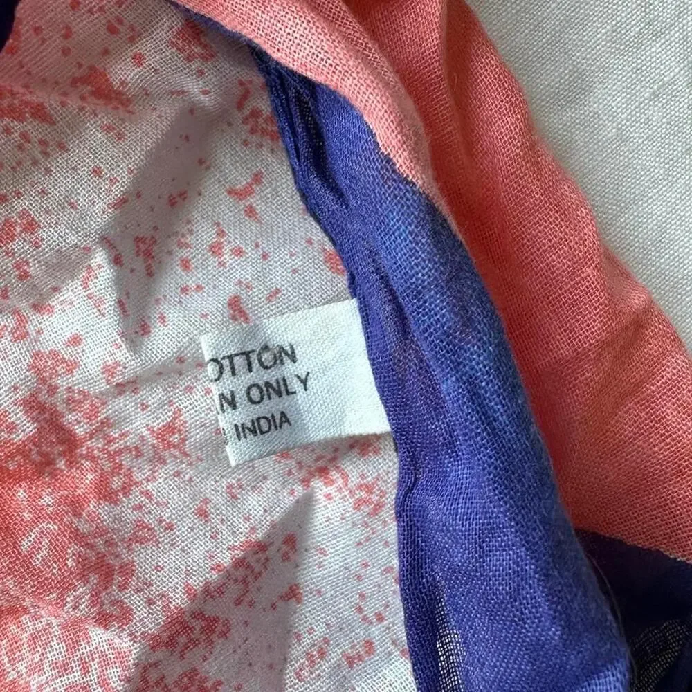 Vintage 100 cotton fish print